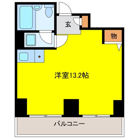 チッタナポリＡ棟の物件間取画像